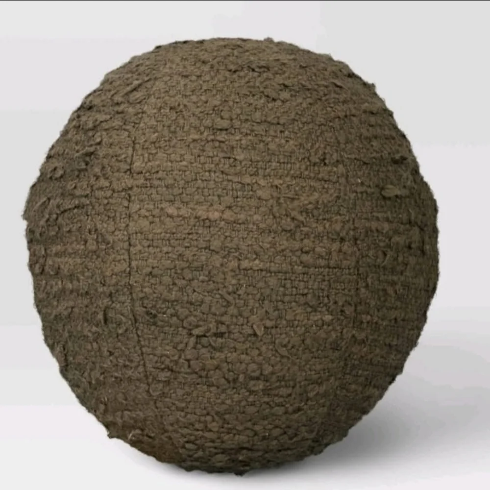 Target White Boucle Sphere Throw Pillow - Threshold